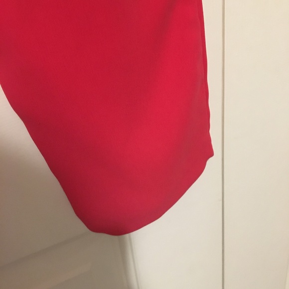 Zara Basic Hot Pink Dress Pants with Ruffles design. - Picture 4 of 8